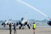 日仏共同戦闘機訓練はじまる　新田原基地にフランス空軍ラファールがやってきた