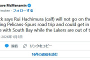 【NBA】八村塁の移籍の噂が再燃…トレード解禁日を前に遠征メンバーから外れる