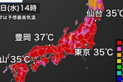 明日（29）は17地域に熱中症アラート、40度等。どうすれば？