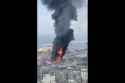 【衝撃映像】ベイルート、また爆発「この前と同じ場所やん」