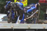 仲間と4人で"ツーリング中"に事故…カーブ続く山道でバイク路外に 60代男性死亡 曲がり切れず転倒か