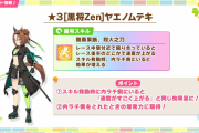【ウマ娘】新衣装ヤエノの固有スキル、●●●の判定がガバガバだからきっとガバガバ
