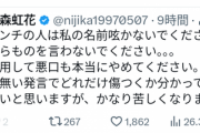 【闇深】元欅坂46・石森虹花(26歳)「アンチの人は私の名前でツイートするのやめて」