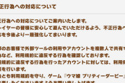 【速報】不正行為への対応について