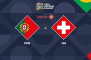◆UNL◆2組2節 ポルトガル×スイス 葡萄牙4-0で大勝！ロナウド2G1起点と爆発GL首位浮上