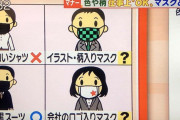 【悲報】マナー講師「マスク選びのマナーをお教えしましょう」