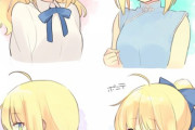 【FGO】いろいろな髪型のセイバーさんイラスト！！　セイバーさんは何でも似合うな！