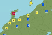 【速報】地震 　石川県能登地方で震度６強