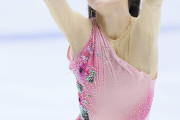 フィギュア 西日本選手権、 ジュニア女子SPで演技する 上薗恋奈 選手。