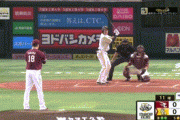 【GIF】柳田「あ、泳がされたンゴ・・・」ｽｺｰﾝ