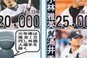 ロッテ、日本人3億円プレイヤーが過去一度も在籍した事がない