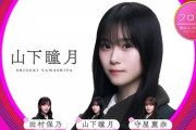 【櫻坂46】センターは三期生 山下瞳月🌸　9thシングル『自業自得』フォーメーション発表