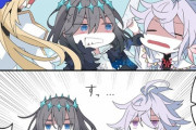 【FGO】喧嘩するオベロンとマーリンと仲裁するキャストリア！！　この二人が仲良くするのは無理そうだなｗ