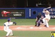 【阪神】8回表　原口、逆転2点タイムリーヒット！！！