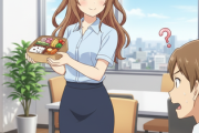 妻の弁当がある人に手作り弁当を差入れする女性社員