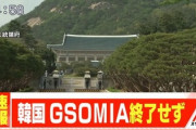 【速報】韓国GSOMIA終了せず！！！