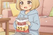 久しぶりにポテチ買ったら55gになってた