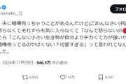 【悲報】妻「ｷﾞｬｵｵｵﾝ！なんで怒らないのー！？」理解ある夫くん「それはね…」→夫の回答に絶賛の嵐ｗｗｗｗ
