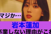 【衝撃】乃木坂46岩本蓮加が卒業じゃない理由がこれ…#乃木坂46