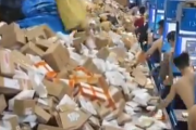 【動画】中国の配送作業、めちゃくちゃ凄い！おまいらの想像の10倍凄いｗｗｗｗ