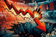 【悲報】日経先物暴落-2600円　月曜にマンデー