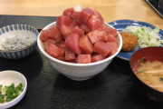 【画像】ひどいマグロ丼