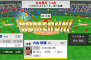 阪神・大山、8号ツーランHR！！