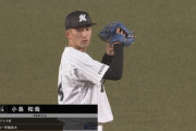 ロッテ小島 防御率2.30 11試合 70.1回 8QS 4HQS
