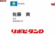 西武育成ドラ４佐藤爽「投手４冠受賞の大学生左腕」