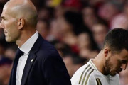 【リーガエスパニョーラ】ジダン、復帰間近のアザール起用に慎重「再離脱するような無意味なことはしたくない」