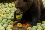 クマのしわざか　メロン２００個、食い荒らされる...