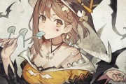 【画像】『ライザのアトリエ』ライザさん、公式ハロウィン絵で太ももが限界突破！　タイツが弾け飛んでしまうｗｗｗｗｗ
