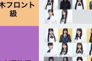 【3坂道】人気一才度外視！ビジュアル表決定版！