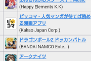 【セルラン】1位 ウマ娘 2位 プロスピ 3位 ヘブバン 7位 ドッカン 8位 アクナイ 9位 雀魂 13位 FGO 25位 原神