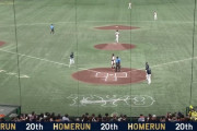 村上宗隆、6年連続20号達成！初回先制2ランホームラン！！