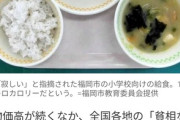 【朗報】小学校給食、唐揚げ一個のみ