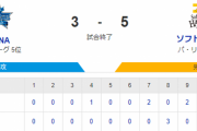 【3-5】ホークス連勝でカード勝ち越し！！スチュワート6回無失点の好投　嶺井ホームラン　９回に今宮と佐藤直のタイムリー
