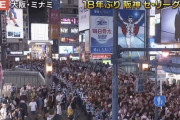 【画像】道頓堀、案の定阪神優勝でえらいことになるｗｗｗｗｗｗｗｗｗｗｗｗｗｗｗｗｗｗｗｗｗｗ