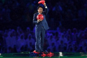 パリ五輪閉会式で「安倍マリオ」再評価　Ｘのトレンドに「何度見ても良い」「すごかった」