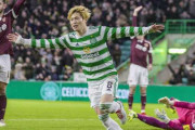 古橋亨梧が決勝点！セルティック、ハーツに完封勝利で3連勝　スコットランドリーグ第14節