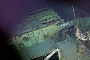 日本軍の特攻隊が初撃沈した米空母「セント・ロー」、深海の映像公開…故ポール・アレン氏の調査チーム！