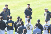 阪神　井上が声出し「今年の目標はホームランにこだわることです。」