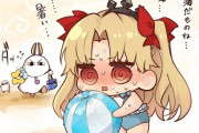 【FGO】水着エレちゃんイラスト！！　暑いよねｗ