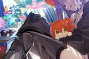 【FGO】Enuma00さんのぐだ子人形を抱きしめたラムダ様イラスト！！　舌だしラムダ様たまらん///////