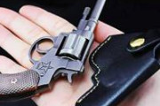 【画像】おもちゃの銃キーホルダーを所持していたとして無職の男を逮捕