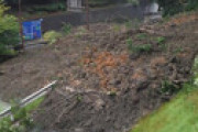 【画像】 近江神宮近くで土砂崩れ、湖西道路を塞ぎ通行止め　滋賀の被害甚大