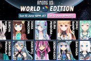 Vtuber にじさんじ　宇宙人狼国際コラボ　JPからは健屋が派遣