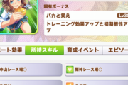 【ウマ娘】「メジロパーマー」は根性かつ長距離逃げ金特で微妙だな・・