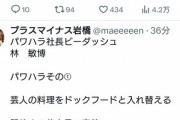 プラスマイナスの岩橋さん､X(Twitter)でビーダッシュ･林社長のパワハラを告発