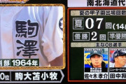 【悲報】高校野球総選挙さん、駒大苫小牧を20位にしてしまう
